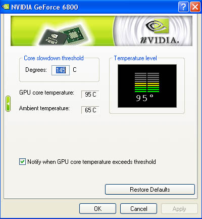 nvidia temp monitor
